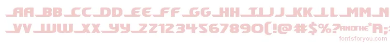 shiningheraldexpand Font – Pink Fonts on White Background