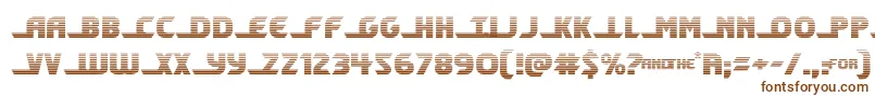 shiningheraldgrad Font – Brown Fonts on White Background