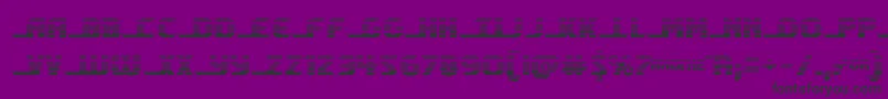 shiningheraldgrad Font – Black Fonts on Purple Background