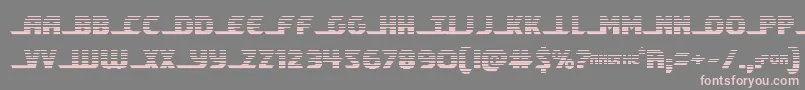 shiningheraldgrad Font – Pink Fonts on Gray Background