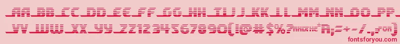 shiningheraldgrad Font – Red Fonts on Pink Background