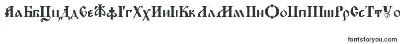 KirillicaWincyr-fontti – Kirjainfontit