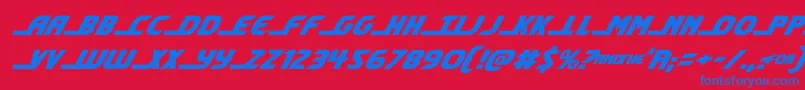 More about shiningheraldital Font shiningheraldital Font – Blue Fonts on Red Background