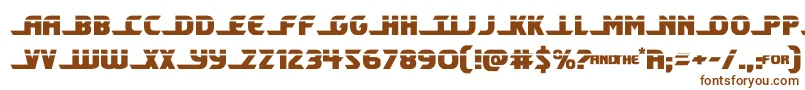 shiningheraldlaser Font – Brown Fonts on White Background