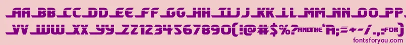 shiningheraldlaser Font – Purple Fonts on Pink Background