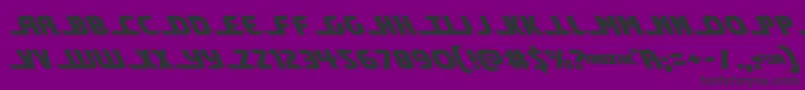 shiningheraldleft Font – Black Fonts on Purple Background