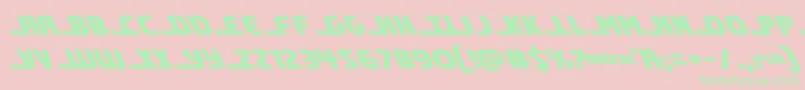 shiningheraldleft Font – Green Fonts on Pink Background