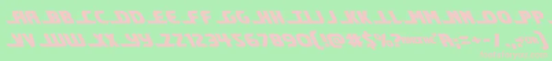 shiningheraldleft Font – Pink Fonts on Green Background