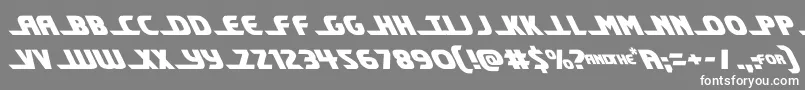 shiningheraldleft Font – White Fonts on Gray Background