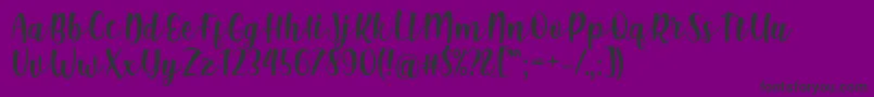 Fonte Shink Font by Rifki 7NTypes – fontes pretas em um fundo violeta