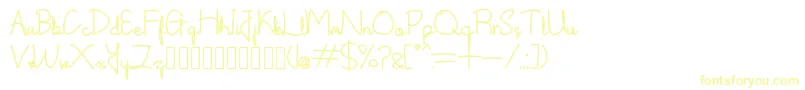 Shintelline Demo Font – Yellow Fonts