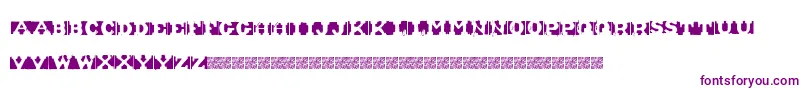 ShipmentInverted Font – Purple Fonts on White Background