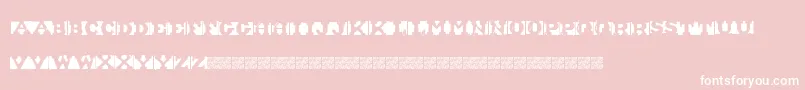 ShipmentInverted Font – White Fonts on Pink Background