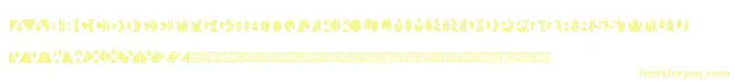 ShipmentInverted Font – Yellow Fonts on White Background