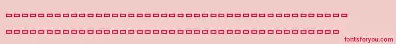 Ships Font – Red Fonts on Pink Background