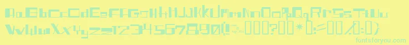 Więcej informacji o czcionce SHITFONT Czcionka SHITFONT – zielone czcionki na żółtym tle