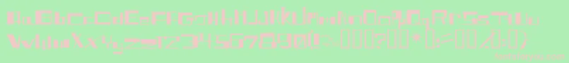 Шрифт SHITFONT – розовые шрифты на зелёном фоне