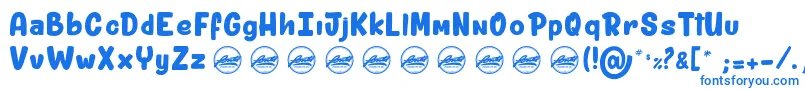 ShitzuPorko light PersonalUseOnly Font – Blue Fonts on White Background