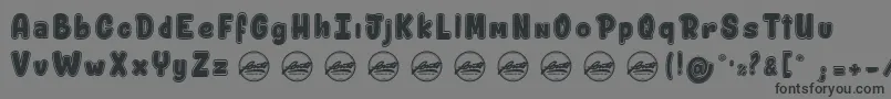 ShitzuPorko PersonalUseOnly Font – Black Fonts on Gray Background