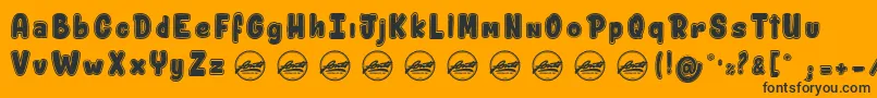 ShitzuPorko PersonalUseOnly Font – Black Fonts on Orange Background