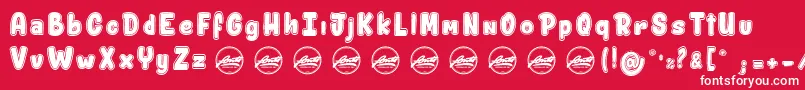 ShitzuPorko PersonalUseOnly Font – White Fonts on Red Background