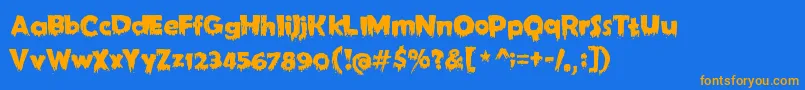 More about shocktober Font shocktober Font – Orange Fonts on Blue Background