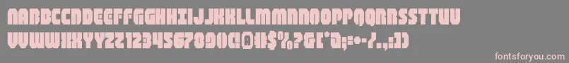 shogunate Font – Pink Fonts on Gray Background