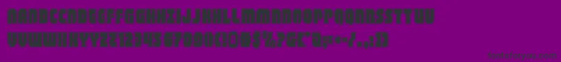 shogunateacad Font – Black Fonts on Purple Background