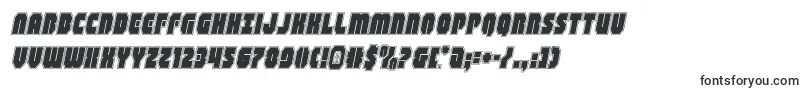 Шрифт shogunateacadital – контурные шрифты