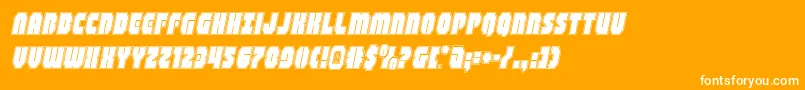 shogunateacadital Font – White Fonts on Orange Background