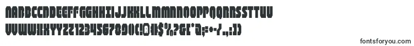 Шрифт shogunatecond – рельефные шрифты