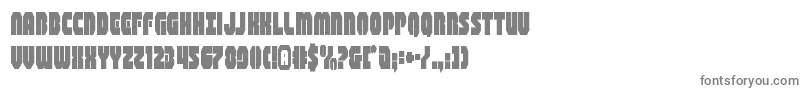 フォントshogunatecond – 白い背景に灰色の文字