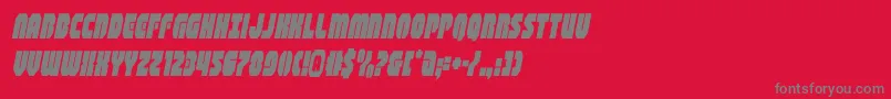 fuente shogunatecondital – Fuentes Grises Sobre Fondo Rojo