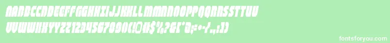 shogunatecondital Font – White Fonts on Green Background