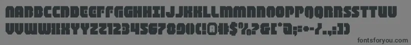 shogunateexpand Font – Black Fonts on Gray Background