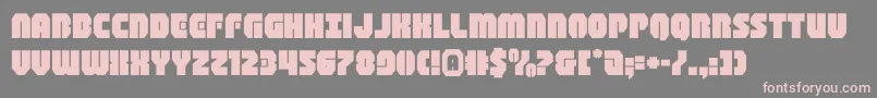 shogunateexpand Font – Pink Fonts on Gray Background