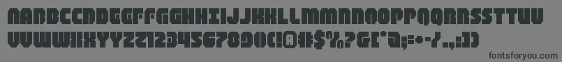 shogunateexpand Font – Black Fonts on Gray Background