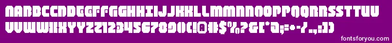 shogunateexpand Font – White Fonts on Purple Background