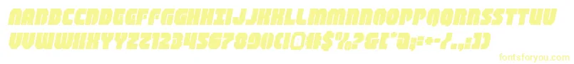 Шрифт shogunateexpandital – жёлтые шрифты