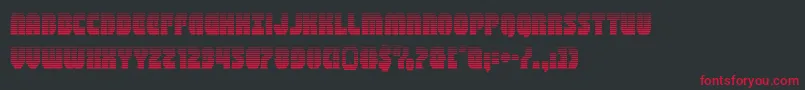 shogunategrad Font – Red Fonts on Black Background