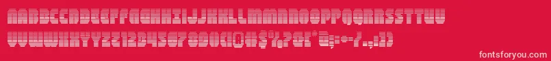 Шрифт shogunategrad – розовые шрифты на красном фоне