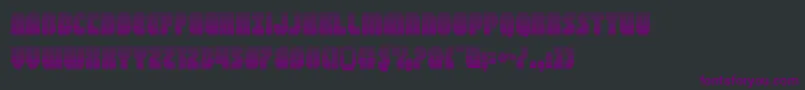 shogunategrad Font – Purple Fonts on Black Background