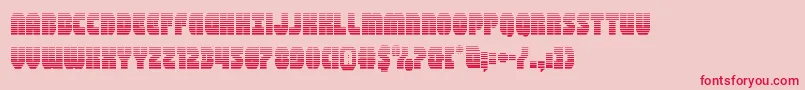 shogunategrad Font – Red Fonts on Pink Background