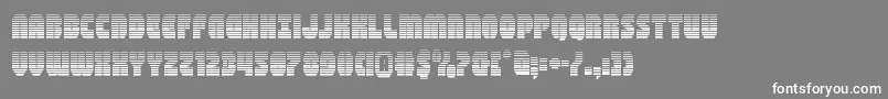 shogunategrad Font – White Fonts on Gray Background