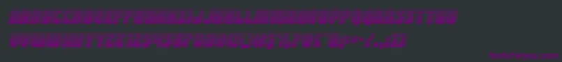 shogunategradital Font – Purple Fonts on Black Background