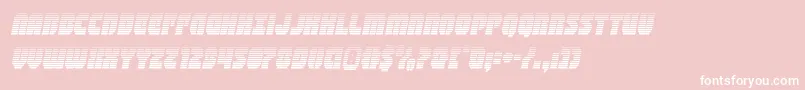 shogunategradital Font – White Fonts on Pink Background