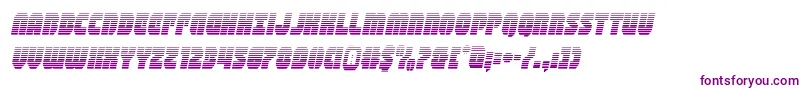 shogunategradital Font – Purple Fonts on White Background