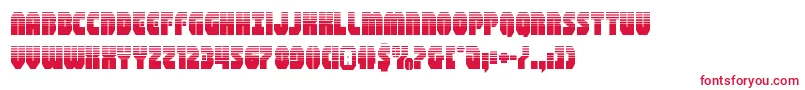 shogunatehalf Font – Red Fonts on White Background