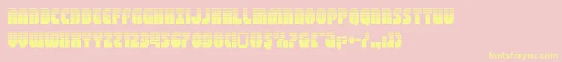 shogunatehalf Font – Yellow Fonts on Pink Background