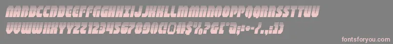 shogunatehalfital Font – Pink Fonts on Gray Background